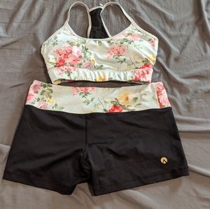 Floral workout set